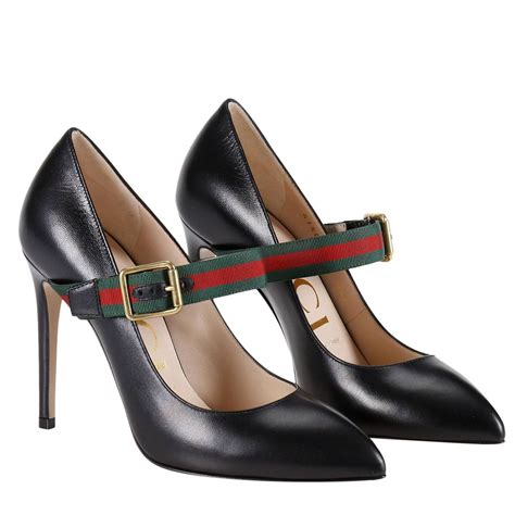 gucci black high heels